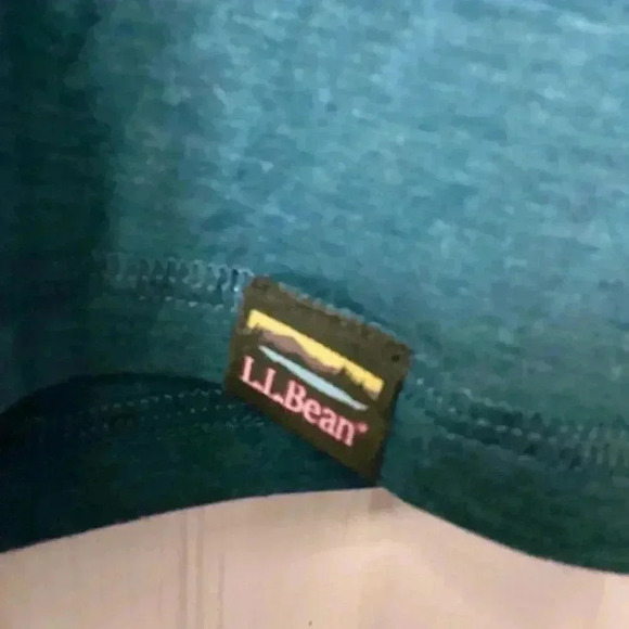 L.L.Bean Teal Slightly Fitted Mens Medium Polo Short Sleeve Shirt - Picture 8 of 10